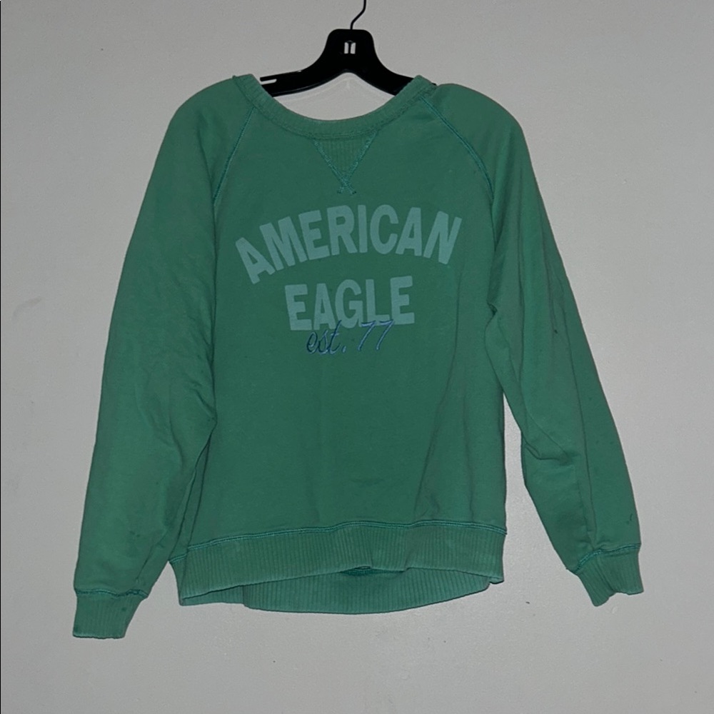 American Eagle Green Sweatshirt